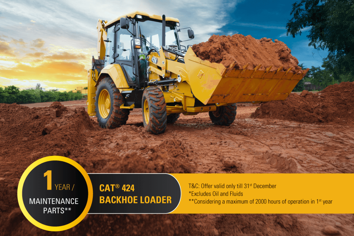 Cat® 424 Backhoe Loader – Maintenance Offer