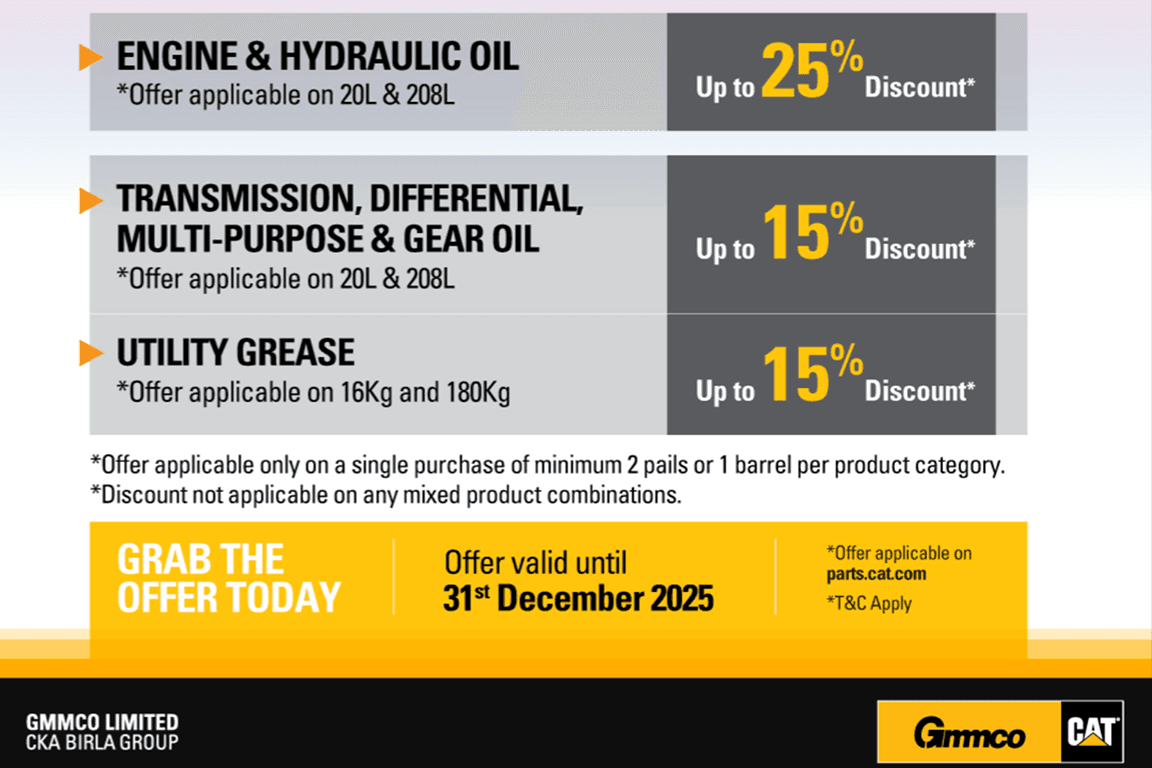 Cat® Oils & Grease –  Year-End Offers